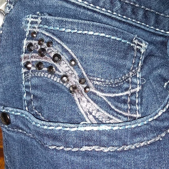 Lane Bryant Bootcut Jeans, Size 24 Regular, Bling on Back Pockets & Fron… - Picture 4 of 12